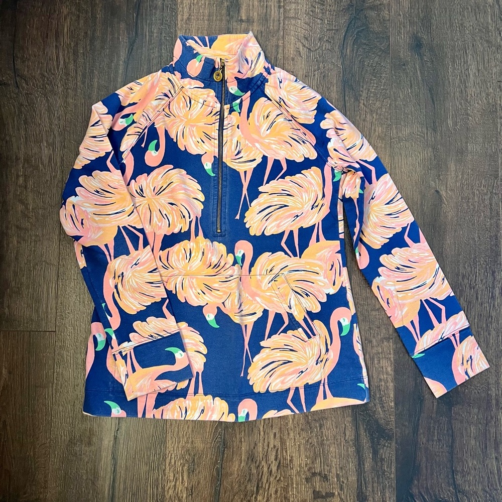 Lilly Pulitzer flamingo popover